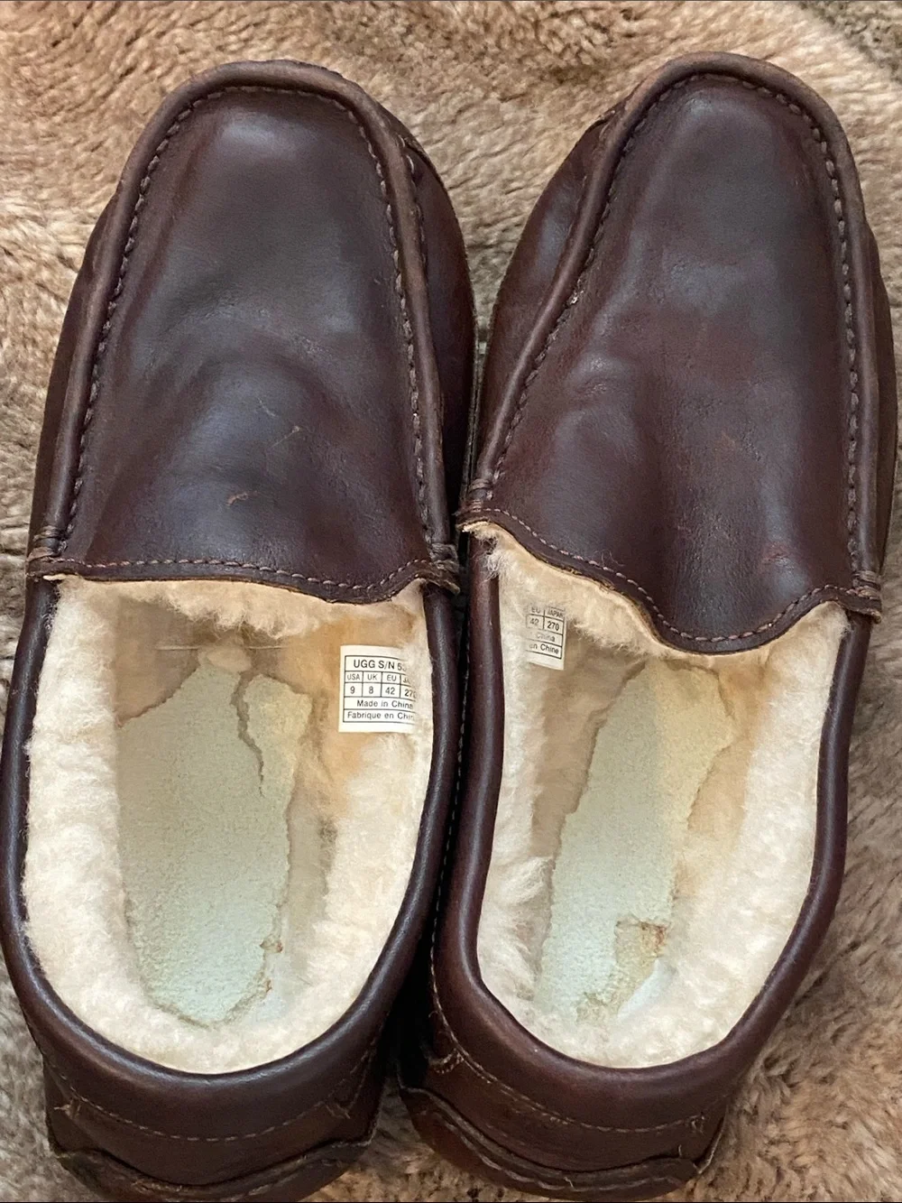 UGG soft leather